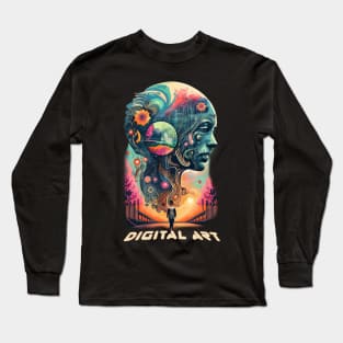 Digital art- ai surrealism Long Sleeve T-Shirt